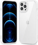 iPhone 16 Pro Transparent Hybrid Hard Shell Plastic & Soft Silicone Rubber Bumper