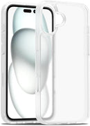 iPhone 16 Pro Case Matte Military Grade Drop Protection Frosted Translucent Black