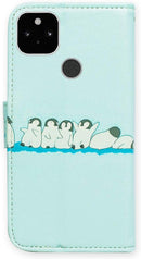 Google Pixel 5 Colorful Universe Sky Leather Flip Phone Case Wallet Cover