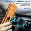 Google Pixel 8 Pro Case 2 Tempered Glass Screen Shockproof Protective Phone Cover Orange