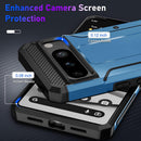 Pixel 8 Pro Screen Protector (6.7 - Inch) Dual Layer Heavy Duty Shockproof Protective Case - Army Green