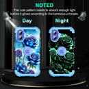 iPhone 16 Pro Case Glow Dark Three Layer Heavy Duty Shockproof Protection Hard Plastic Bumper+Soft Silicone Case