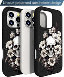 iPhone 16 Pro Case Cute Card Holder Slim Cases Paws Dog Craws