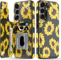 Galaxy S25 Card Slots Kickstand Protective Phone Case