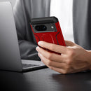 Pixel 8 Pro Screen Protector (6.7 - Inch) Dual Layer Heavy Duty Shockproof Protective Case - Army Green