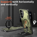 Heavy - Duty Galaxy S25 Ultra Case with 360° Rotatable Ring Kickstand