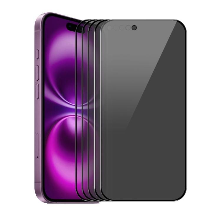 5pcs Hat - Prince 28° Anti - peeping Tempered Glass Protector Full Screen Film
