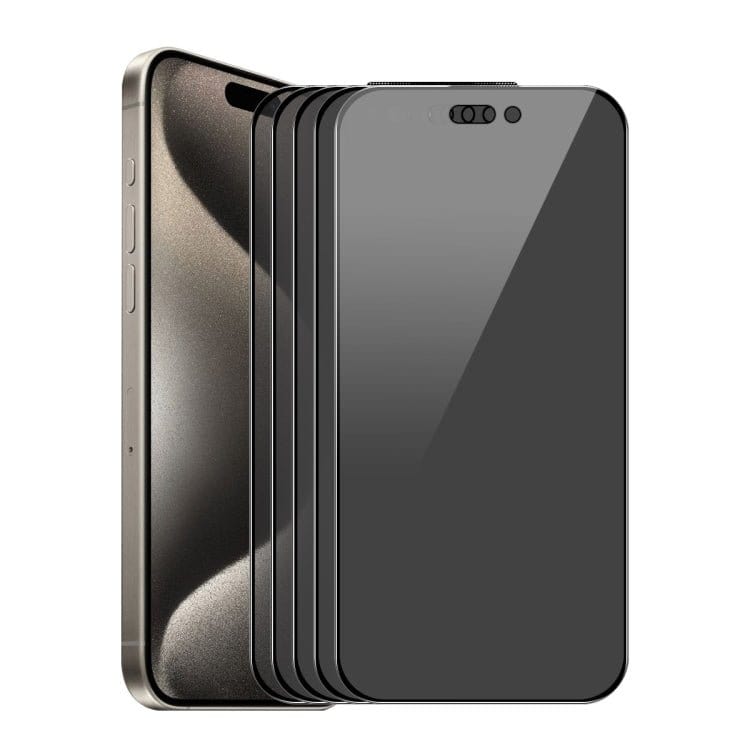5pcs Hat - Prince 28° Anti - peeping Tempered Glass Protector Full Screen Film