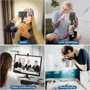 60 LED Portable Selfie Light Video Conference Lighting with Clip & Camera Tripod