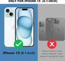 iPhone 16 Case, Minimalist Wallet Case Card Holder Protective Cover - Clear