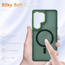 Samsung Galaxy S25 Ultra Matte Magnetic Case with Anti - Fingerprint Finish