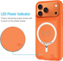 iPhone 17 Pro Max battery charger case with Qi wireless charging support