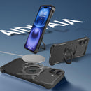 Frameless Magnetic Kickstand Metal Case for iPhone 16 Pro Max