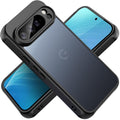 for Google Pixel 10 Pro XL Case, Thin Anti-Scratch PC Matte Translucent Back & Flexible TPU Shockproof Protection Phone Cover case for Google Pixel 10 Pro XL (Purple)