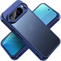for Google Pixel 10 Pro XL Case, Thin Anti-Scratch PC Matte Translucent Back & Flexible TPU Shockproof Protection Phone Cover case for Google Pixel 10 Pro XL (Purple)