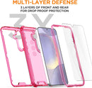 Samsung Galaxy S24/S25 Plus 3 - Layer Crystal Transparent Protective Case