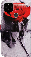 Google Pixel 5 Colorful Universe Sky Leather Flip Phone Case Wallet Cover