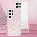 Samsung Galaxy S25 Glitter Sparkle Cute Liquid Phone Case