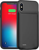 Black battery charger case for iPhone 11 Pro Max camera cutout detail