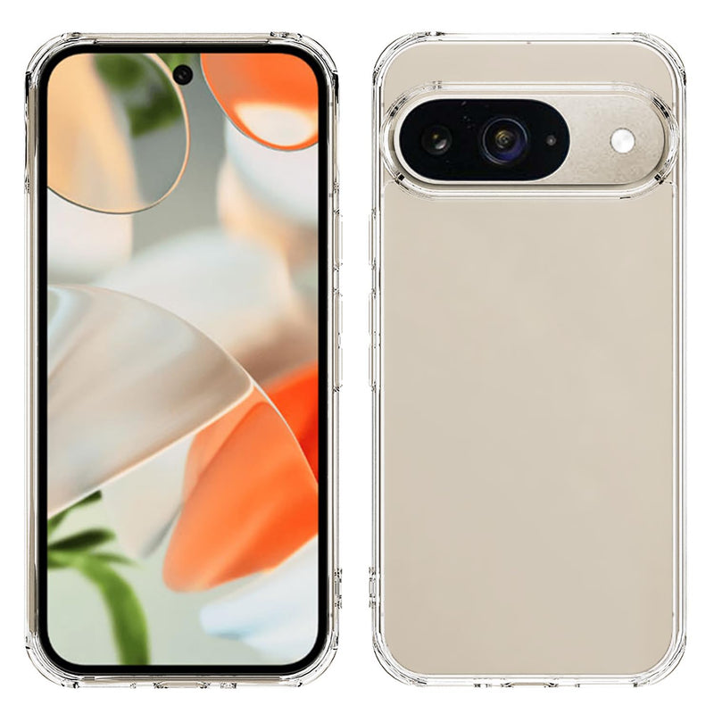 TENOC Phone Case for Google Pixel 10 Pro XL, Clear Case Shockproof Protective Bumper Slim Cover for 6.8 Inch