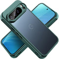 for Google Pixel 10 Pro XL Case, Thin Anti-Scratch PC Matte Translucent Back & Flexible TPU Shockproof Protection Phone Cover case for Google Pixel 10 Pro XL (Purple)