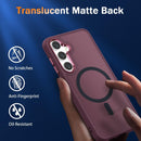 Samsung Galaxy S25/S24 Plus Screen Protector Translucent Magnetic Case