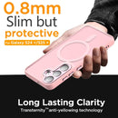 Samsung Galaxy S24/S25 Plus 3 - Layer Crystal Transparent Protective Case