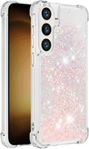 Samsung Galaxy S25 Glitter Sparkle Cute Liquid Phone Case