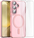 Samsung Galaxy S24/S25 Plus 3 - Layer Crystal Transparent Protective Case