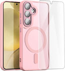 Samsung Galaxy S24/S25 Plus 3 - Layer Crystal Transparent Protective Case