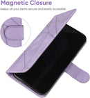 Google Pixel 5 Case Wallet Case with Tempered Glass