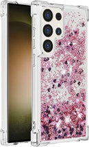Samsung Galaxy S25 Glitter Sparkle Cute Liquid Phone Case