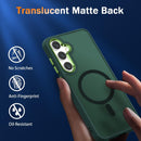 Samsung Galaxy S25/S24 Plus Screen Protector Translucent Magnetic Case