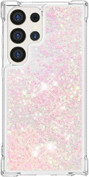 Samsung Galaxy S25 Glitter Sparkle Cute Liquid Phone Case