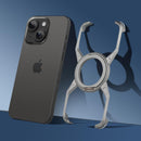 Frameless Magnetic Kickstand Metal Case for iPhone 16 Pro Max