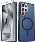 Samsung Galaxy S25 Ultra Matte Magnetic Case with Anti - Fingerprint Finish