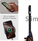 iPhone 16 Pro Case Matte Military Grade Drop Protection Frosted Translucent Black