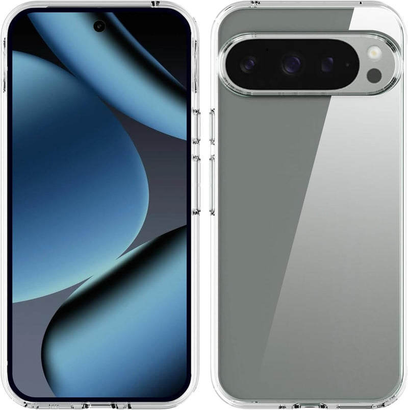 TENOC Phone Case for Google Pixel 10 Pro XL, Clear Case Shockproof Protective Bumper Slim Cover for 6.8 Inch