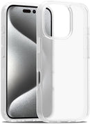 iPhone 16 Pro Case Matte Military Grade Drop Protection Frosted Translucent Black