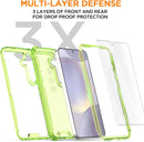 Samsung Galaxy S24/S25 Plus 3 - Layer Crystal Transparent Protective Case