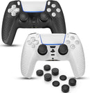 PS5 Controller Skin – Anti-Slip Silicone Cover with Thumb Grips, Black