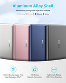 Lightweight 115g magnetic power bank fits in pocket for travel