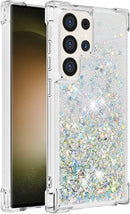 Samsung Galaxy S25 Glitter Sparkle Cute Liquid Phone Case