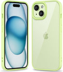 iPhone 16 Pro Transparent Hybrid Hard Shell Plastic & Soft Silicone Rubber Bumper