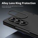 For Samsung Galaxy Z Fold8 Ultra Case with Tempered Glass Film Card Holder Stand Wallet Cover
