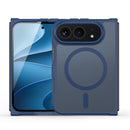iPhone 18 Fold Magnetic Case — Gorilla Cases matte back panel in Dark Blue