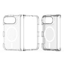 iPhone 18 Fold Clear Case — Gorilla Cases, built-in 38-magnet ring on the back