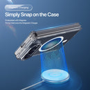 iPhone 18 Fold Clear Case — Gorilla Cases, folded closed and slim in the hand