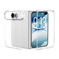 iPhone 18 Fold Clear Case Hard PC Slim Shockproof