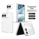 iPhone 18 Fold Clear Case Hard PC Slim Shockproof